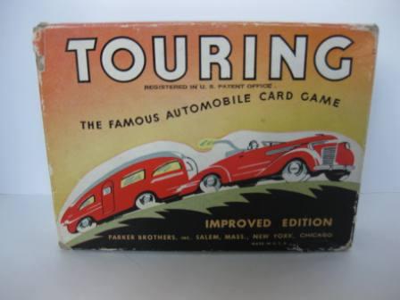 Touring (1947) The Famous Automobile Card Game - Board Game